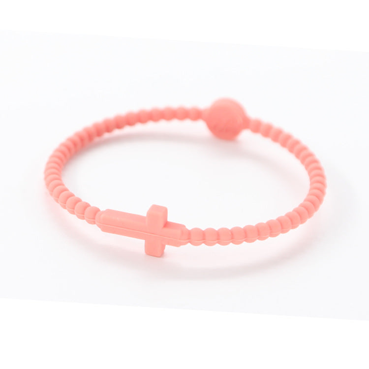Wholesale Cross Silicone Bracelet